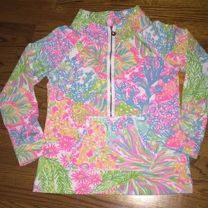 Lilly Pulitzer lovers coral popover size medium